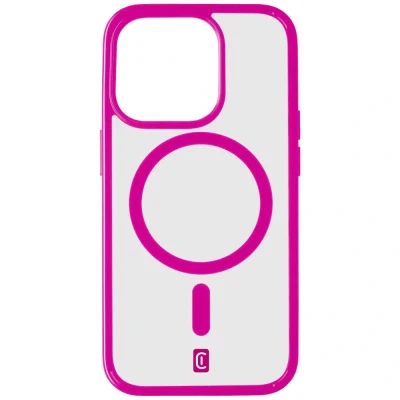 Immagine di Cellularline Pop MagSafe Case MAG Backcover per cellulare Apple iPhone 15 Pro Rosa, Trasparente Compatibile con