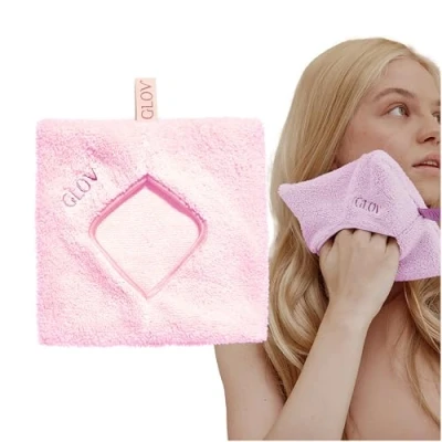 Immagine di Guanto Struccante Viso Microfibra Riutilizzabile Lavabile Rimozione Make up Solo Con Acqua Panno Ipoallergenico Per Tutti i Tipi di Pelle