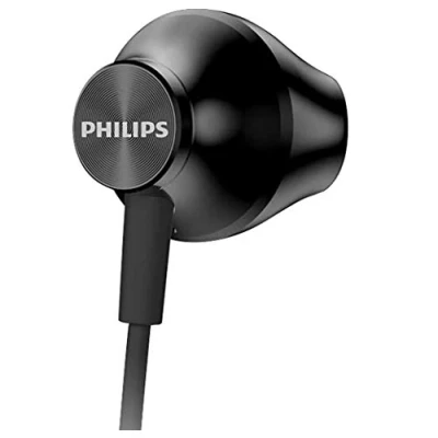 Immagine di Philips cuffie auricolari con filo UE100BK/00 prestazioni migliorate del basso (driver Neodym 14,2 mm, design ergonomico, cavo da 1 m), nero modello 2020/2021