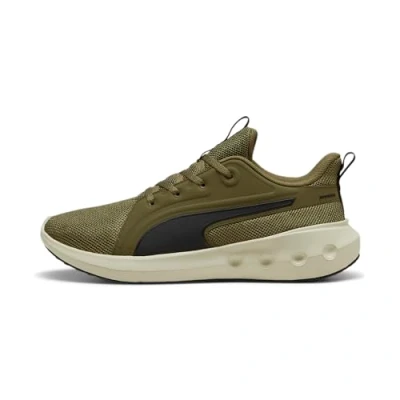 Immagine di Puma Softride Carson Unisex Scarpe running neutre, Taglia: 41, Olive/black/desert dust Tessuto / sintetico