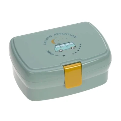 Immagine di LÄSSIG Scatola per il pranzo bambini la colazione pane con divisorio rimovibile/Lunchbox Adventure Bus, menta