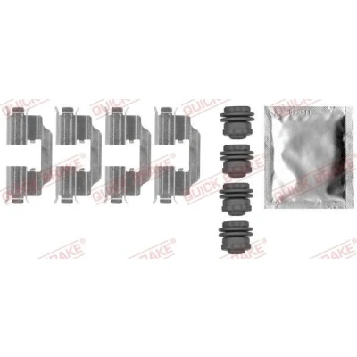 Immagine di QUICK BRAKE 109 0012 Kit accessori, Pastiglia freno OPEL: Corsa E Hatchback, Mokka / X