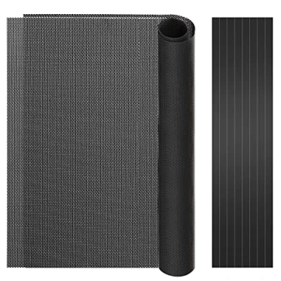 Immagine di MoKo 400x300 mm Filtro Antipolvere PC, 2 Pezzi DIY Rete in PVC con Cornice Magnetica, Griglia a PC Ventola di Raffreddamento per Computer Case Nero