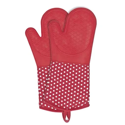 Immagine di WENKO Guanto da cucina silicone Rosso 2 pezzi un paio