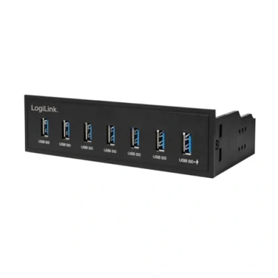 Immagine di LogiLink USB HUB 3.0, 7 PUERTOS 5,25&quot; Interno
