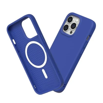 Immagine di RhinoShield SolidSuit Case Compatible with Magsafe for [iPhone 13 Pro Max] Shock Absorbent Slim Design Protective Cover Premium Matte Finish 3.5M / 11ft Drop Protection Classic Blue