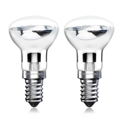 Immagine di Klarlight 42W E14 Lampadina Lava (40,Watts), Attacco Edison Mignon (SES), Riflettore, Bianco Caldo 2800K, A Risparmio Energetico, Regolabile (2 Pezzi)