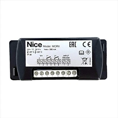 Immagine di Decoder per 1 MOM/ETP oppure 4 MOT/EDS/EDSI Nice MORX, Nero