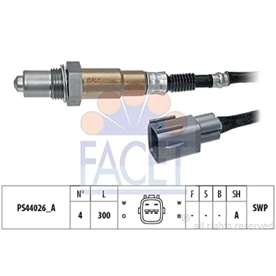 Immagine di FACET 10.8294 Sonda lambda Made in Italy OE Equivalent riscaldato, planare, Filettatura prelubrificata 4 TOYOTA: Yaris II Hatchback