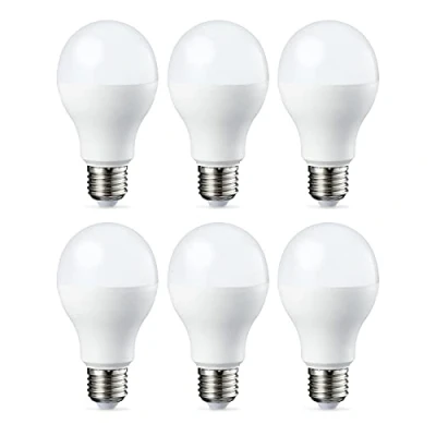 Immagine di Amazon Basics Lampadina LED E27, 14W (equivalenti a 100W), Luce Bianca Calda, Dimmerabile, 6 Unità (Confezione da 1)