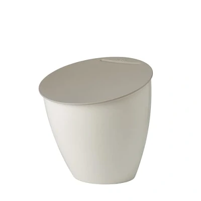 Immagine di Mepal Cestino per Rifiuti Organici Calypso Piccolo Contenitore con Coperchio Ideale l&#039;Organizzazione della Cucina Lavabile in Lavastoviglie 2200 ml Nordic White