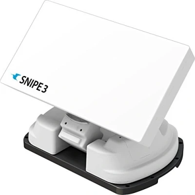 Immagine di Selfsat Snipe V3 Twin Bianco, automatica per antenna satellitare White Line