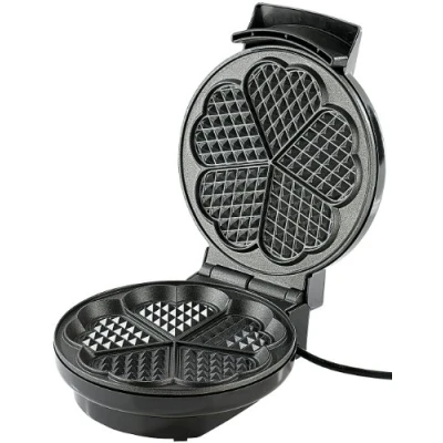 Immagine di Rosenstein &amp; Söhne Macchina per wafer: piastra waffle cialde a cuore (Piastra cialde, antiaderente, cialde)