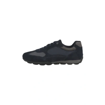 Immagine di Geox U Snake 2.0 C Sneakers basse, Uomo, Taglia: 46, Navy Pelle e tessuto