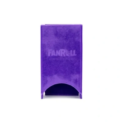 Immagine di Metallic Dice Games FanRoll Torre di dadi pieghevoli: viola, giochi ruolo, accessori per dungeon e draghi