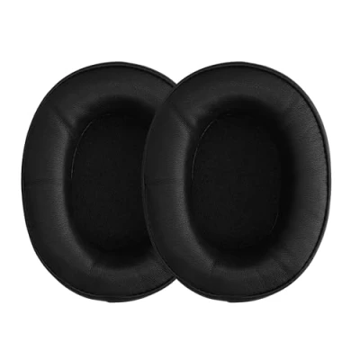 Immagine di kwmobile 2x Cuscinetto Cuffie Compatibile con Srhythm NC25 / NC35 Noise Cancelling Pad Cuscinetti Ricambio Over Ear Simil Pelle nero