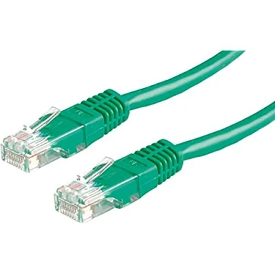 Immagine di Value 21.99.1553 RJ45 cavo di rete, patch CAT 6 U/UTP 3.00 m Verde non schermato 1 pz.