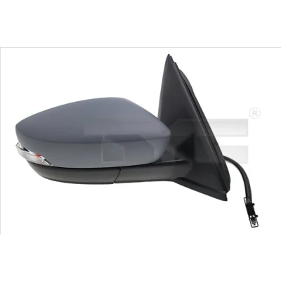 Immagine di Specchio retrovisore esterno Tyc 332 0083 Dx con la prima mano per regolazione elettrica specchio, convesso, termico SKODA: Fabia III Hatchback