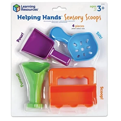 Immagine di Learning Resources Palette Helping Hands motricità fine, l’autismo, Bambini autistici, Giocattoli sensoriali per i più Piccoli, 4 Pezzi, dai 3 Anni in avanti, Medium, LER5567