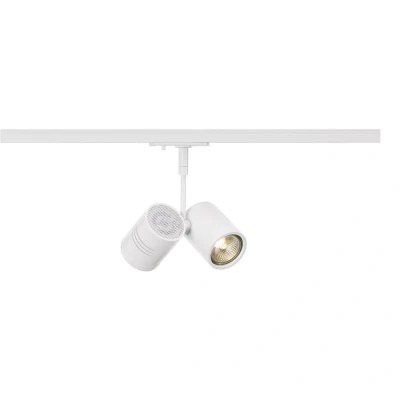 Immagine di SLV Bima II 143431 Lampada per sistema su binario monofase GU10 100 W Lampadina Alogena, LED (monocolore) Bianco opaco