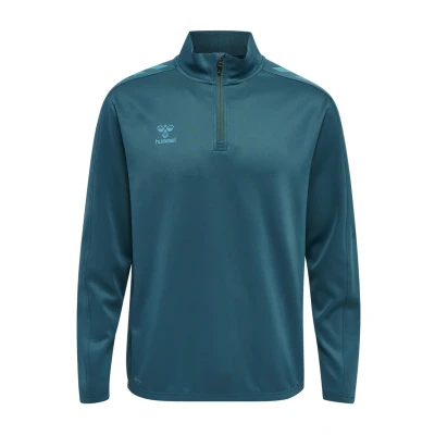 Immagine di hummel Felpa Unisex Hmlcore Xk con Mezza Zip in Poliestere