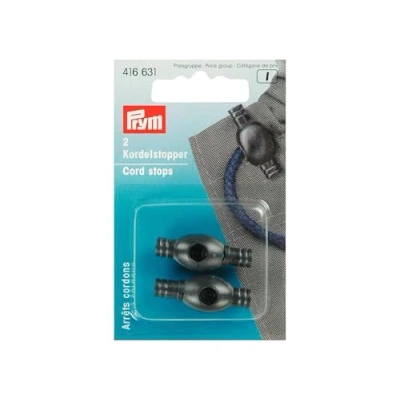 Immagine di Prym 416631 Fermacavo a 1 Foro, in plastica, Colore: Nero, Poliestere, Oval Schwarz, 2 Stück