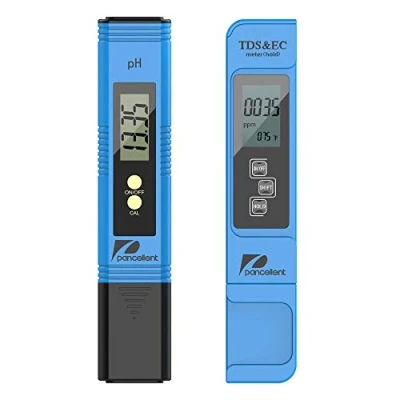 Immagine di Pancellent Misuratore di qualità dell&#039;Acqua TDS PH EC Temperatura 4 in 1 Set per Coltura idroponica, acquari, Acqua Potabile, Sistema RO, laghetto e Piscina