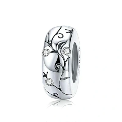 Immagine di Charm distanziatore in Argento sterling 925 con clip per braccialetti Pandora,