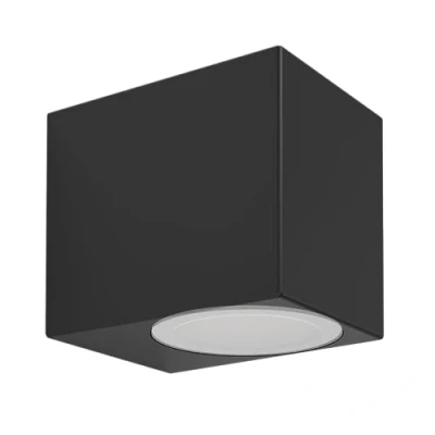 Immagine di Eglo Jabaga Lampada da parete LED per esterni, applique, illuminazione esterna con luce verso il basso, in metallo nero, include lampadina GU10, bianca calda, IP44