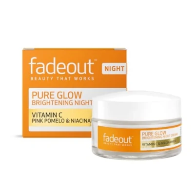 Immagine di Fade Out Pure Glow Brightening Night Cream with Vitamin C, Pink Pomelo and Niacinamide