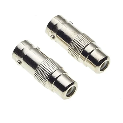 Immagine di Keple Accoppiatore Da BNC A Phono, Adattatore Presa Femmina Connettore RCA BNC, Confezione 2