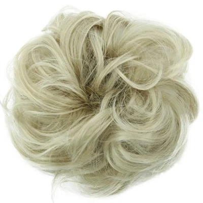Immagine di CAISHA Elastico Per Capelli XXL Ispessimento Dei Voluminoso Resistente Al Calore Biondo Chiaro G8E