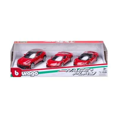 Immagine di BBURAGO Collezione Scuderia Ferrari Racing, Scala 1:43, Multicolore, 18 36102