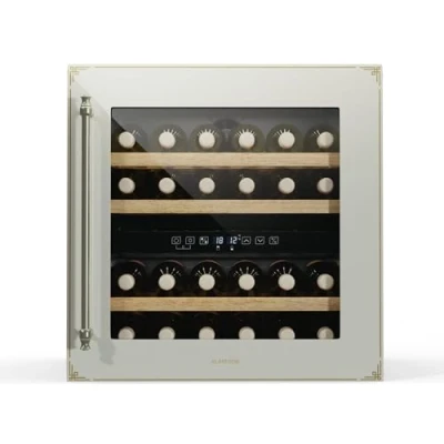 Immagine di KLARSTEIN Vinsider Victoria 36 Cantinetta per Vini, Bottiglie, Doppia Temperatura 5 22C, Touch Control, LED, Silenziosa: 41 Db, Protezione UV, da Incasso, Crema