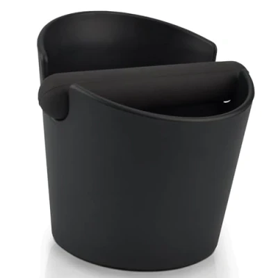 Immagine di Contenitore Fondi di Caffè Espresso Contenitori Knock off per macchine portafiltro Scatola Batti Caffe, Barista Box Accessori Macchina da caffè, Nero