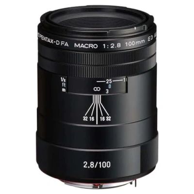 Immagine di PENTAX HD D FA Macro 100mm F2.8ED AW Obiettivo Macro, antipolvere, resistente alle intemperie (tutte le intemperie), nero (20320)