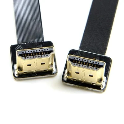 Immagine di chenyang Cavo piatto FPV HDMI tipo a maschio HDTV FPC da 0.2M per la fotografia aerea multicottero 90 Degree UP Angled