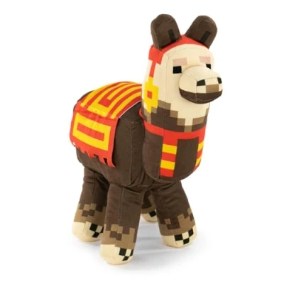 Immagine di Personaggi di Peluche del Videogioco Minecraft Enderman, Lama, Ocelot, Maiale, Steve, Alex, Creeper, Lupo Taglie Diverse a Seconda Modello Qualità Super Soft (Lama)