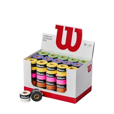 Immagine di Nastro per Impugnatura Wilson, Ultra Overgrip, Morbido, Sottile, Assorbimento Ottimale di Sudore e Umidità