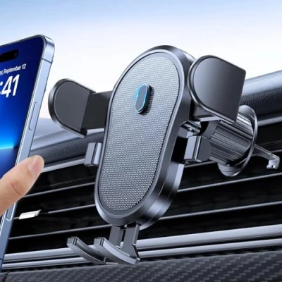 Immagine di Miracase Porta Cellulare Auto [Fissaggio con Un Solo Tocco] Supporto Telefono Utilizzabile Una Sola Mano Compatibile Tutti Gli Cellulari