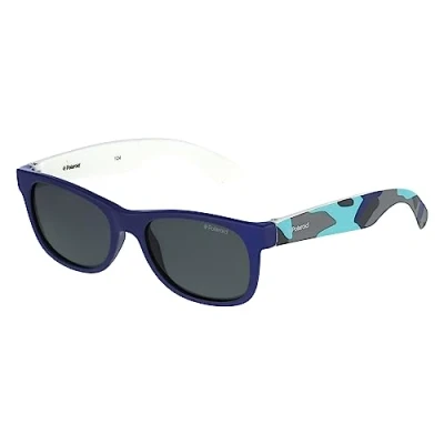 Immagine di Lunettes De Soleil Polaroid P0300 Col. T6d/y2 Enfants Carré Bleu