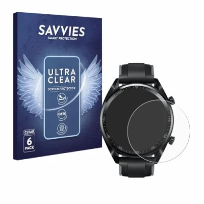 Immagine di savvies (6 Pezzi Pellicola Protettiva per Huawei Watch GT/GT Active Protezione Schermo Trasparente