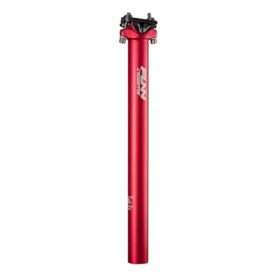 Immagine di Funn Crossfire Reggisella per Bicicletta, Lunghezza 350mm, Diametro 27.2mm, Lega di Alluminio AL6061, Forgiato in 3D, Testa e Asta un Unico Pezzo (Rosso Opaco)
