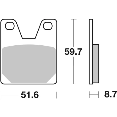Immagine di TRW Organic Allround MCB702 Kit pastiglie freno