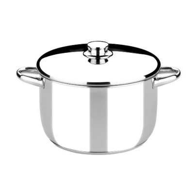 Immagine di Monix Optima Pot in acciaio inox 18/10 con coperchio 16 cm