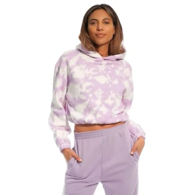 Immagine di Light &amp; Shade Felpa Corta con Cappuccio da Donna, Viola Pastello, XS