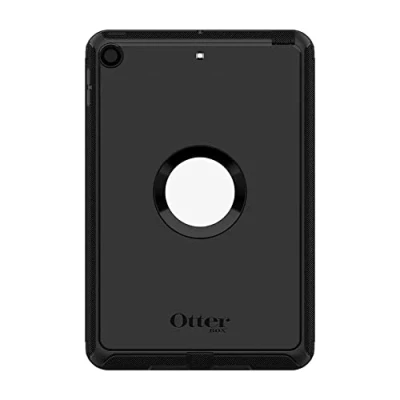 Immagine di Otterbox Cover Defender per iPad Mini 7, 9&#039; (5ª gen 2019), Supporto e Protezione schermo integrati, antishock cadute, robusta, testata 2x vs norme MIL STD 810G, Nero