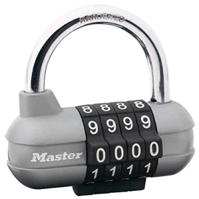 Immagine di Master Lock P22164 Lucchetto Argento, Nero Serratura a combinazione numerica