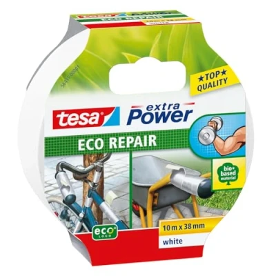 Immagine di tesa ECO REPAIR 56431 00001 00 Nastro in tessuto tesa® extra Power Bianco (L x L) 10 m 38 mm 1 pz.