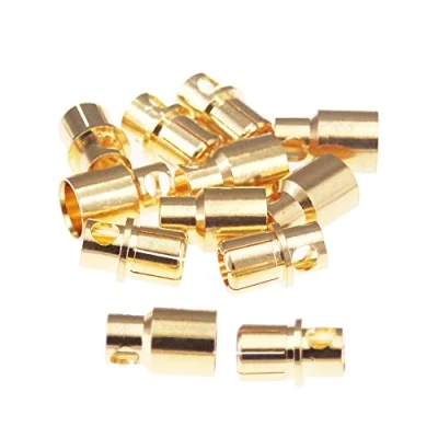 Immagine di OliRC 6pairs 8.0mm placcato oro maschio e femmina Bullet Banana Connettori spine per DIY RC Batteria ESC Motore (C168 6)